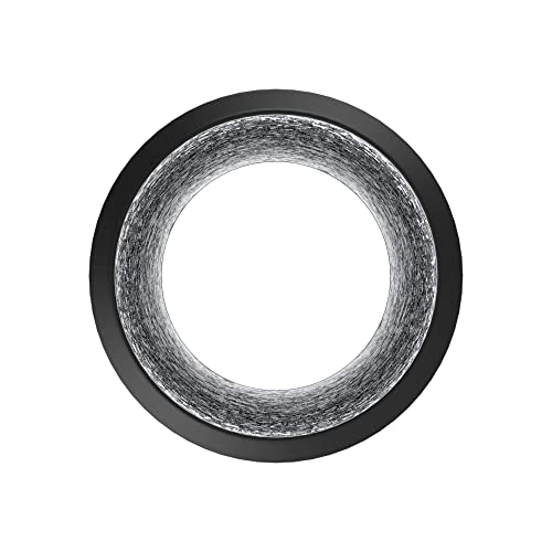 Terrabloom Flexible 4 Inch Ducting - Black 25 Feet Flex Aluminum Duct With 2 Clamps – 4 Layer Hvac Ventilation Air Hose - Great For Grow Tents, Dryer Rooms, House Vent Register Lines #TOP4