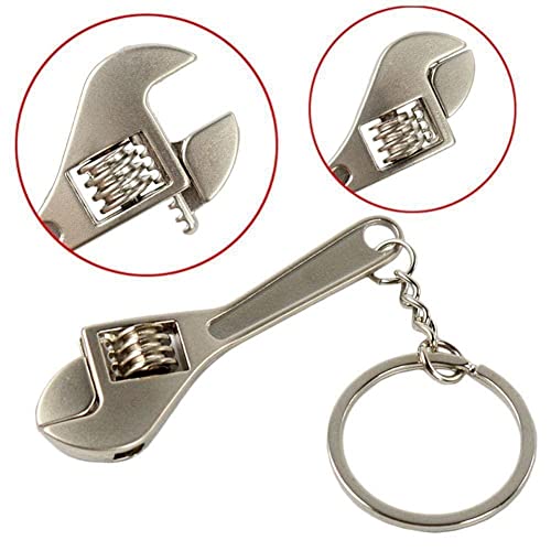 Mini Wrench Keychain Portable Car Metal Adjustable Universal Spanner For Bicycle N1O3 Tools Special Men Repairing Car Motorcycle #TOP6