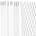 StringKing Grizzly 2 Goalie Lacrosse Mesh Kit (White, 2s (Semi-Soft))