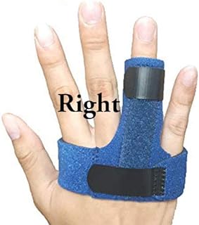 Trigger Finger Splint, Finger Knuckle Support Brace, Adjustable Brace for Straightening Curved, Bent, Locked and Mallet Finger Thumb,Ring,Index(Right)