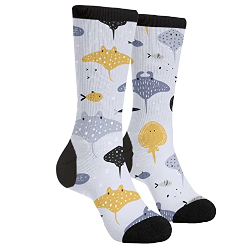 Image of Jedenkuku Novelty Fun Crew Socks Fashion Comfortable Men'S And Women'S Socks