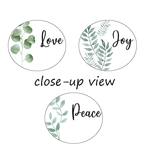 3 Piece Inspirational Wall Art, White Plants Background Picture, Quotes Love Joy Peace Canvas Print For Bedroom Decor, Triptych Entrepreneur Painting Framed Artwork For Gym Wall Decor (36" Wx18 H) #TOP6