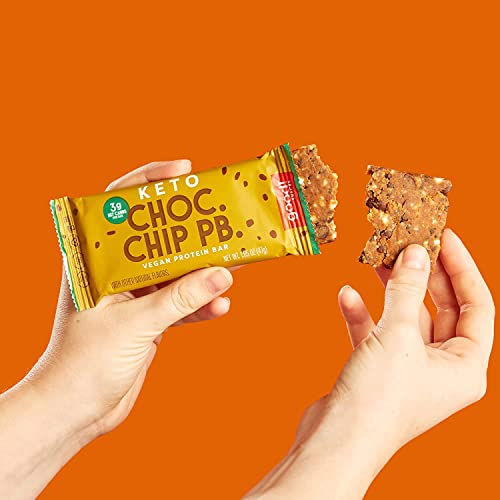 good! Snacks Keto Variety Pack Protein Bar, Vegan, Soy & Gluten Free, Low Sugar Meal Replacement, 10g High Protein, Natural Healthy Snack, For Athletes & Active Lifestyles, 3g Net Carbs,12 Bars