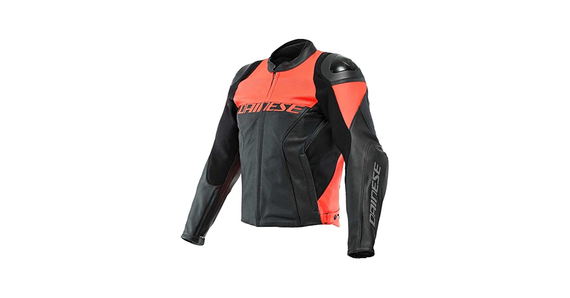Dainese レザージャケット ブラック/レッド Amazon.com: Dainese Racing 4 Leather Jacket Perforated Black