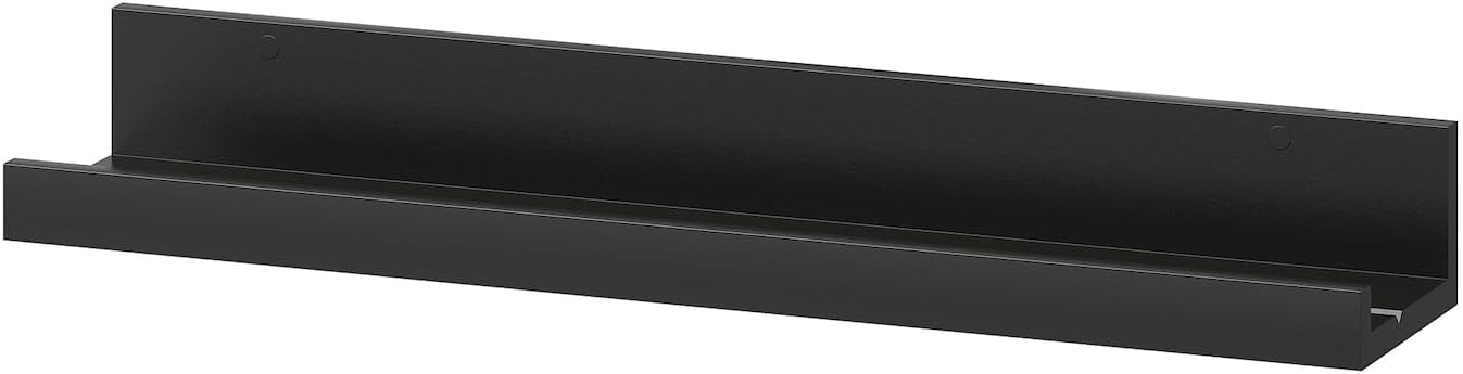 MOSSLANDA Black Picture Ledge, 55 cm