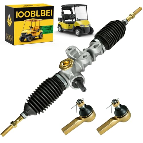 IOOBLBEI EZGO RXV Golf Cart Steering Gear Box Assembly Steering Rack fits EZGO RXV Gas & Electric Golf Carts Parts Years 2008-Up, Replace OEM# 601500, 618329