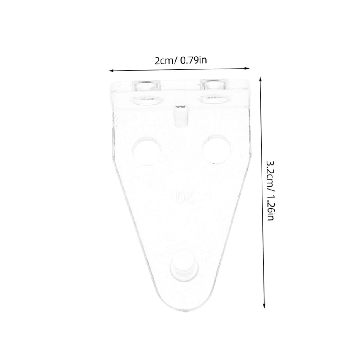 Cabilock 30pcs Clear Blind Brackets Plastic Blind Hold Down Brackets Door Blinds Bottom Bracket Blinds Replacement Brackets Mini Blinds Bottom Rail Hold Clips
