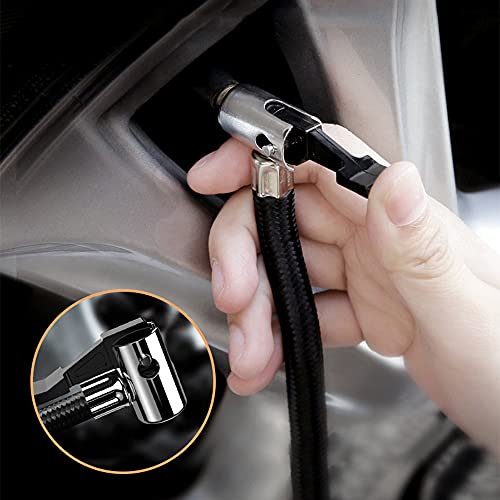 Romacci Inflator digital de pneu 12V DC Bomba de compressor de ar portátil Bomba de pneu de 19 cilin