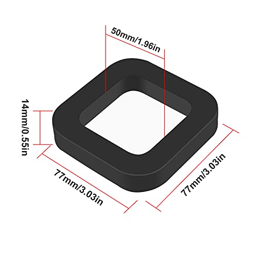 Almocn 2 Inch Hitch Receiver Silencer Pad,Eliminate Noise And Provide Cushion Between Receivers And Tow Hitches Reduce Rattle Fits Trailer Hitch Receiver (4Pcs) #TOP2
