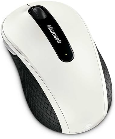 Microsoft Software-Microsoft Wireless Mobile Mouse 4000 With Bluetrack Technology (White)