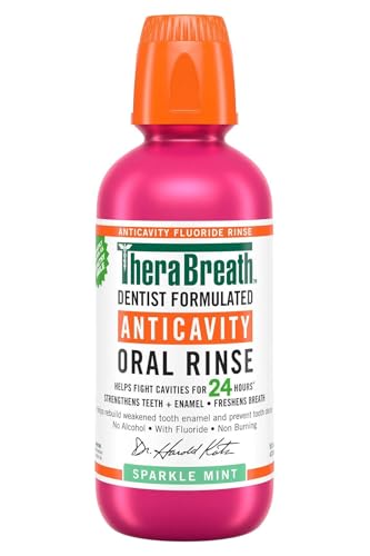 TheraBreath Healthy Smile Rinse Sparkle Mint 16 Oz