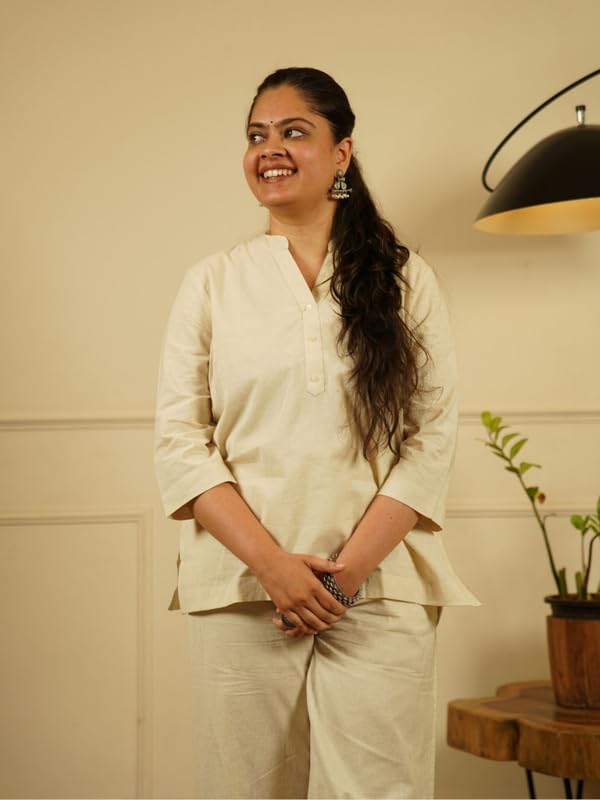 Image of SAADAA Women's Cotton Co-Ord Set | Soft, Breathable Fabric | Comfortable