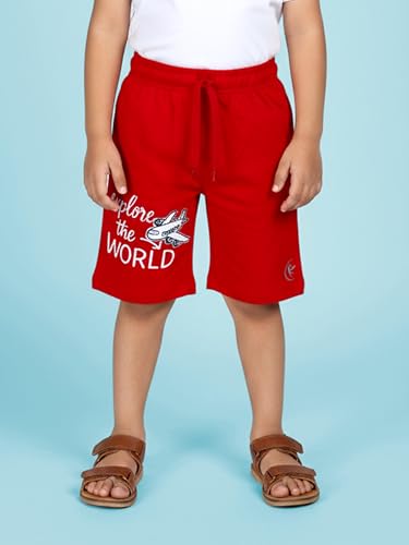 Image of KiddoPanti Boys Knee Length Basic Short