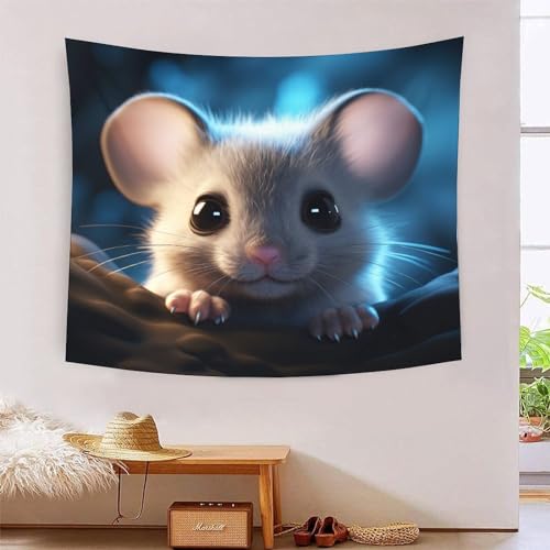 Tapiz de pared con estampado 3D NMOTARVIN Rataa que transforma tu salón en un espacio estético