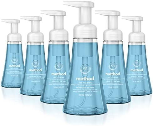 Method Foaming Hand Soap, Sea Minerals, Biodegradable Formula, 10 Fl Oz (Pack of 6)