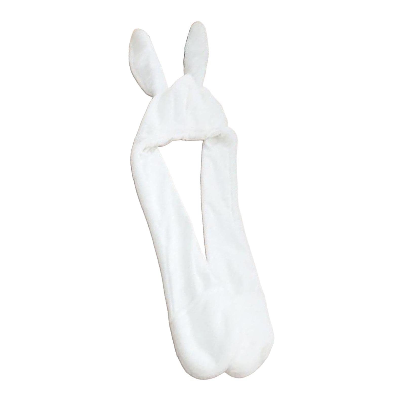 Plush Rabbit Hat Gloves Long Scarf Ear Warming Headgear for Adults Women Men|Clothing, Shoes & Accessories | Womens Accessories | Hats-image-1