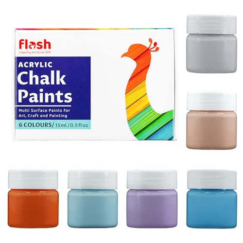 FLASH Acrylic Chalk Paint Set 25 Colors