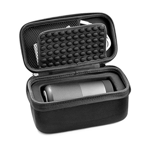 Hülle für Bose SoundLink Revolve Tasche, Schutzhülle Eva Packung Tragbar Koffer Kratzfest Stoßfest Reise Tragen Aufbewahrungstasche Schultertasche für