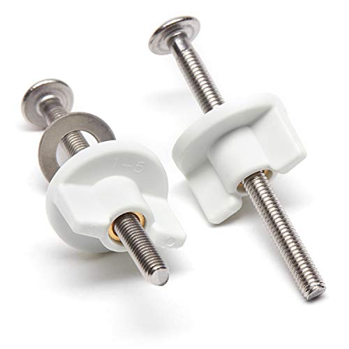 Hibbent Universal Toilet Seat Screws & Bolts, Toilet Screws Replacement Kit - image 8