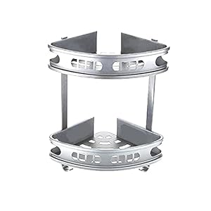 Geen Punch Bad Planken, Wandmontage Ruimtebesparing Keuken 90 Graad Hoek Easy Install Corner Storage Houder Double…