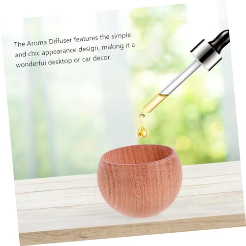 Difusor aromático eléctrico Ciieeo 2 piezas madera miniatura 2