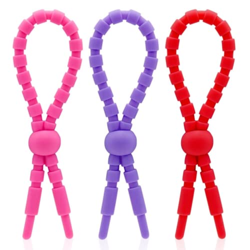Kit anéis penianos coloridos em silicone - ELASTIC ERECTION - NANMA