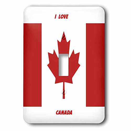 Interrupteur Canada 3dRose lsp_51520_1 pour changer plaque blanche - 3