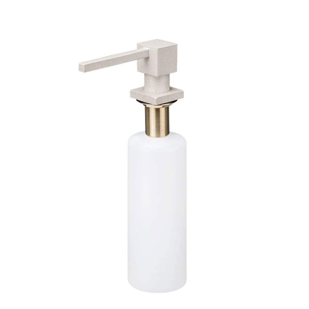 Dispenser di sapone - in vetro, a prova ruggine in acciaio inossidabile 304
