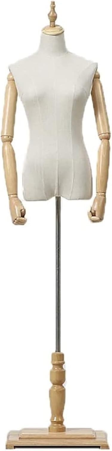 CONGRUI Female Dressmaking Mannequin Tailors Dressform Dummy Clothing Store Mannequins Model Students with Window Wedding Display