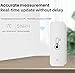 WiFi Temperature Humidity Sensor: Indoor Thermometer Hygrometer with App Alert, Free Data Storage Export, Smart Temperature Humidity Monitor for Home Pet Greenhouse, Compatible with Alexa (1-Pack)