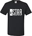 YS 6-8 Black Youth Star Labs T-Shirt