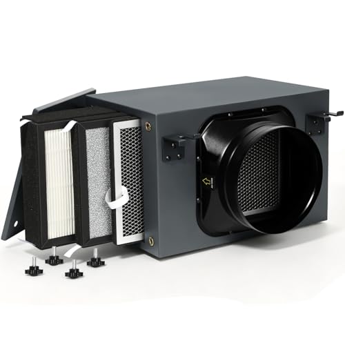 6 inch Filter Box with Pre-filter H-EPA carbon