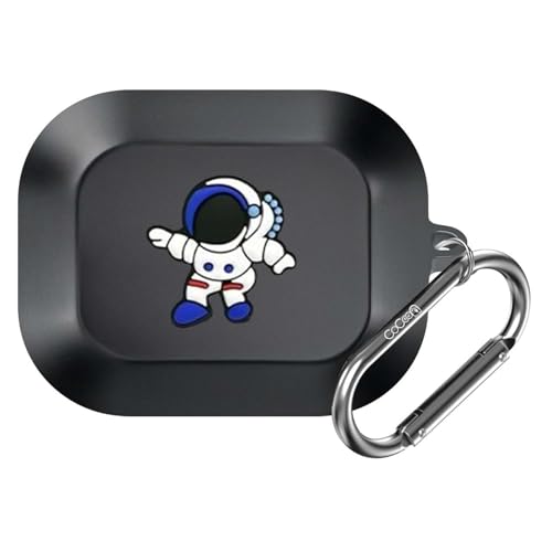 Image of Soft Silicone Case Cover Compatible for Realme Buds Air 8 (Blue Astronaut)