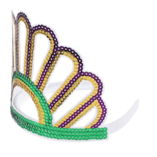 VALICLUD Couronne Anniversaire à Paillettes Décoration De Fête Accessoire Pour Cheveux Pour Fêtes Et Célébrations