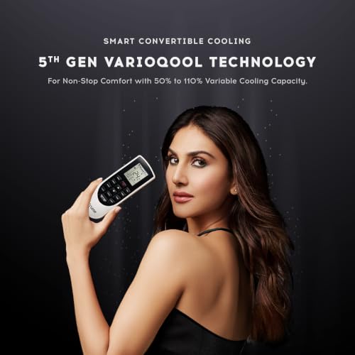 Image of Cruise 1.6 Ton 3 Star Inverter Split AC (CWCVBM-VP3F193BL, Piano Black) | Heavy Duty Cooling at 55C, 2026 Model, Long Airflow, 100% Copper, Convertible 5-in-1, 4-Way Swing, PM 2.5 Filter