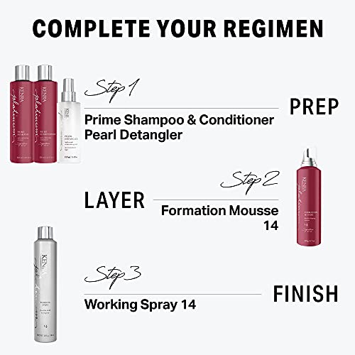 Kenra Platinum Pearl Detangler | Lightweight Conditioning Milk | Adds Moisture & Slip | Effortless Detangling & Manageability | Thermal Protection Up To 450F | All Hair Types | 5.4 Fl. Oz #TOP5