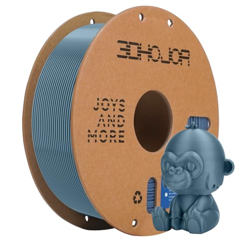 3D Printing Filament High-Speed PLA Filament 1.75mm 300mm/s 1kg Cardboard Spool Dimensional Accuracy +/- 0.03 mm Fit Most 3D FDM Printer-Light Gray Basic-light Gray