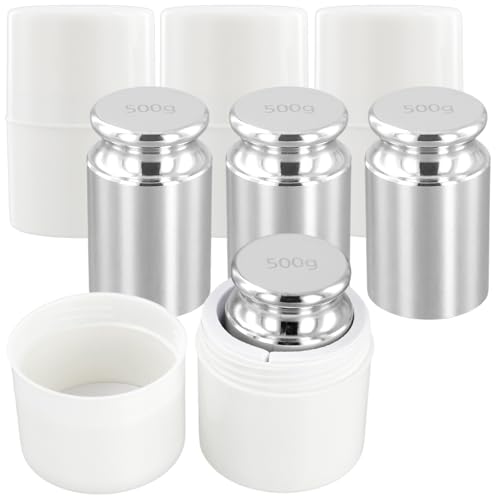 Poids d'étalonnage pour labo et cuisine | Lot de 4 masses de 500 g SEUNMUK