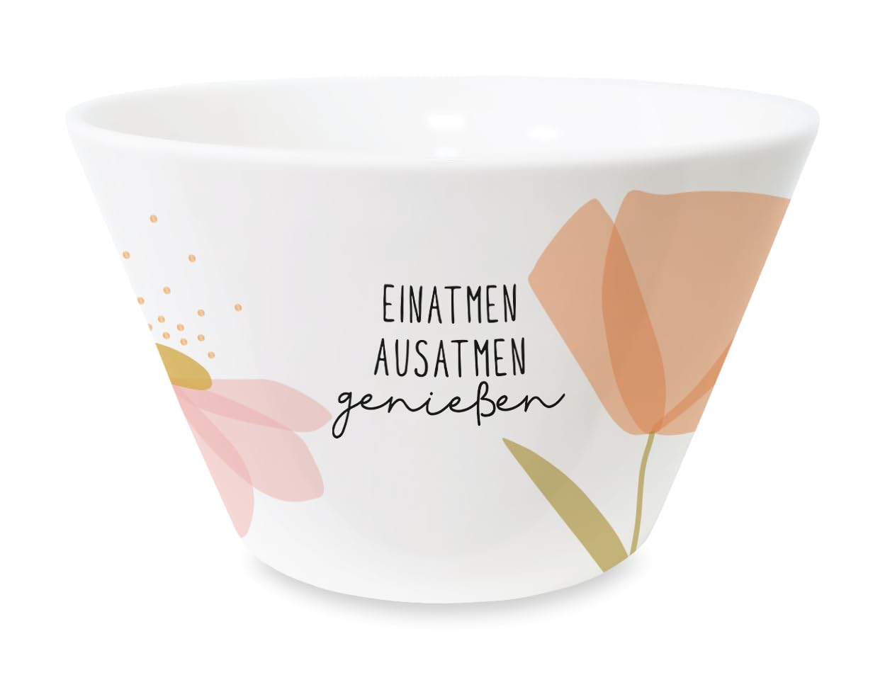 Grafik-Werkstatt Cereal Bowl with Real Gold Porcelain Bowl Enjoyment