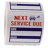 Autocollants de rappel d'huile : cet autocollant d'étiquette de vidange d'huile de voiture est spécialement conçu pour les fenêtres, rend votre rappel plus efficace.