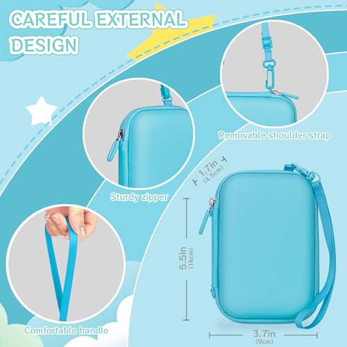 Funda para cámara digital infantil Leayjeen azul miniatura 2