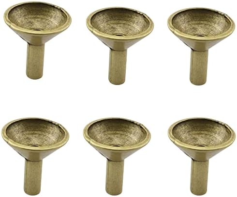 FMHXG 6pcs Metal Cone Holders Burner Backflow Incense Cone Holders Retro Cucurbit Core Incense Censer Stick Rack for Backflow Burner