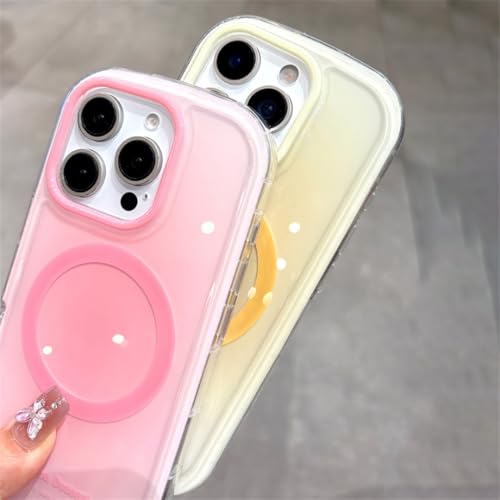 Coque iPhone 12 violette dégradé magnétique compatible recharge sans fil MagSafe