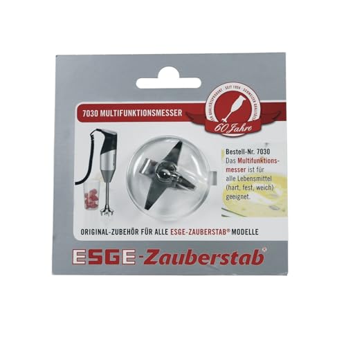 LUTH Premium Profi Parts Messer Multifunktionsmesser für Esge Zauberstab Stabmixer kompatibel mit Unold 7030
