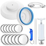 18PCS Mason Jar Sealer Vacuum Kit, Accessory Hose Compatible with Food saver Vacuum Sealer Machine -