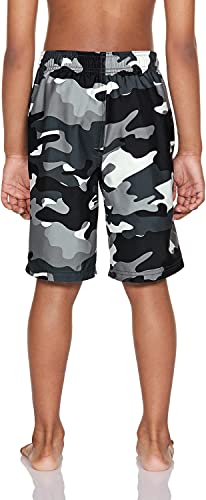 Tsla Boys Swim Trunks, Quick Dry Upf 50+ Beach Board Swim Shorts, Swimsuit Swimwear With Inner Mesh Liner, Graphic Camo Black, 6 #TOP2