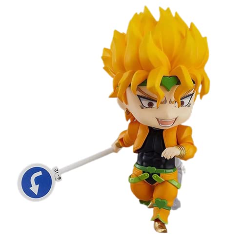Siesdio Jojo's Bizarre Adventure Action Figure Jonathan Josda Nendoroid Face Swap Pvc Anime Cartoon Character Model Figure Figure Toy Collectibles (Dio Brando Nendoroid) Toy Table Decoration Gift…… #TOP3