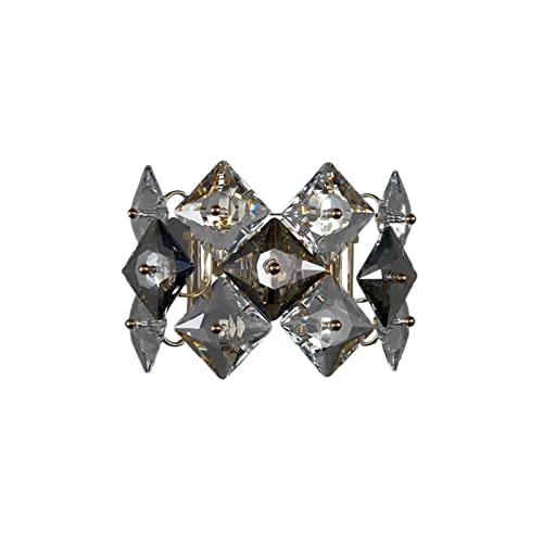 ALHLL Lámpara de Pared Lámpara de pared de cristal de lujo moderna, lámpara de pared de fondo simple, lámpara de pared en la escalera de la sala de estar Apliques de Pared