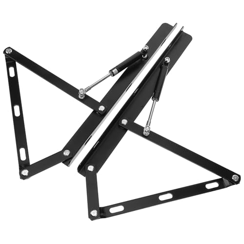 Yardwe Hebemechanismus für Schwere Betten mit Hydraulischer Stützstange aus Legierung Verstellbarer Gasdruckfeder Bettlift für Stabilen Bettkasten und Stauraum