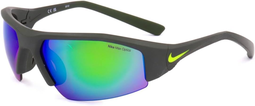 Nike Skylon Ace 22-M DV2151 355 Sunglasses Matte Sequoia/Green Mirror 70mm